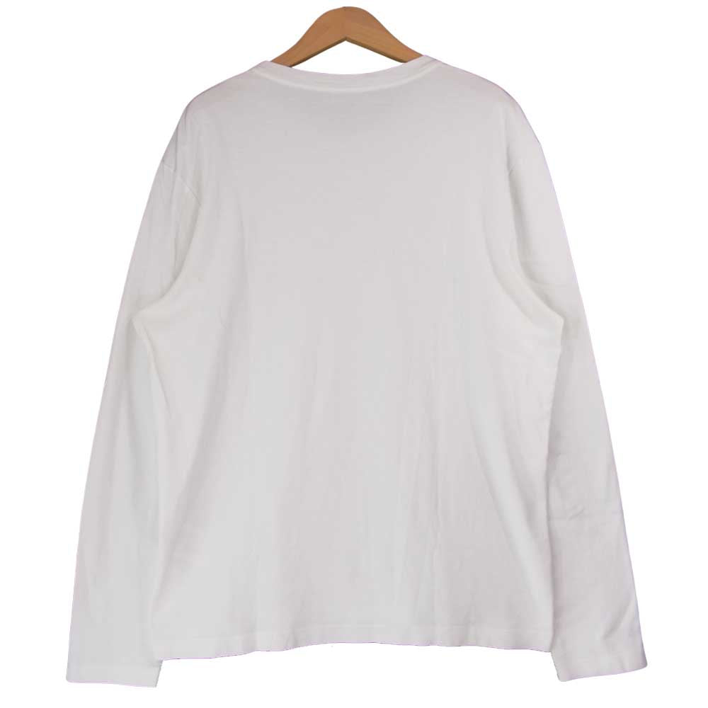 LOUIS VUITTON ルイ・ヴィトン 国内正規 VOLEZ VOGUEZ VOYAGEZ コットン 長袖 Tシャツ ホワイト系 L【中古】