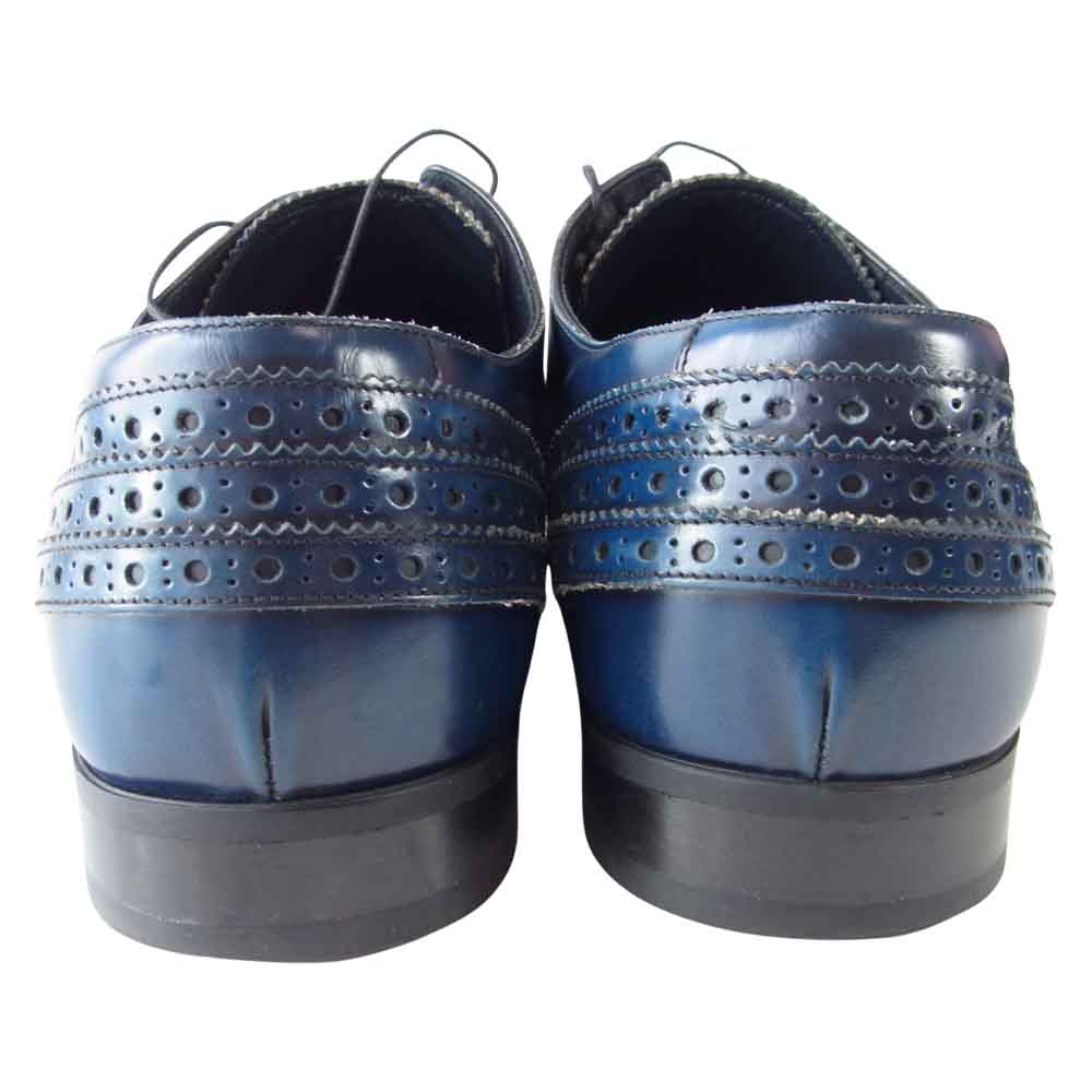 LOUIS VUITTON ルイ・ヴィトン ストレートチップ レザー ドレスシューズ ブルー系 11【中古】