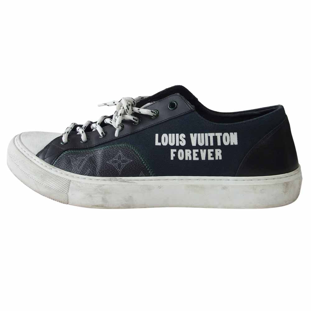 LOUIS VUITTON ルイ・ヴィトン 18AW GO 0148 TATTO FOREVER タトゥー フォーエバー モノグラム スニーカー ブラック系 9.5【中古】