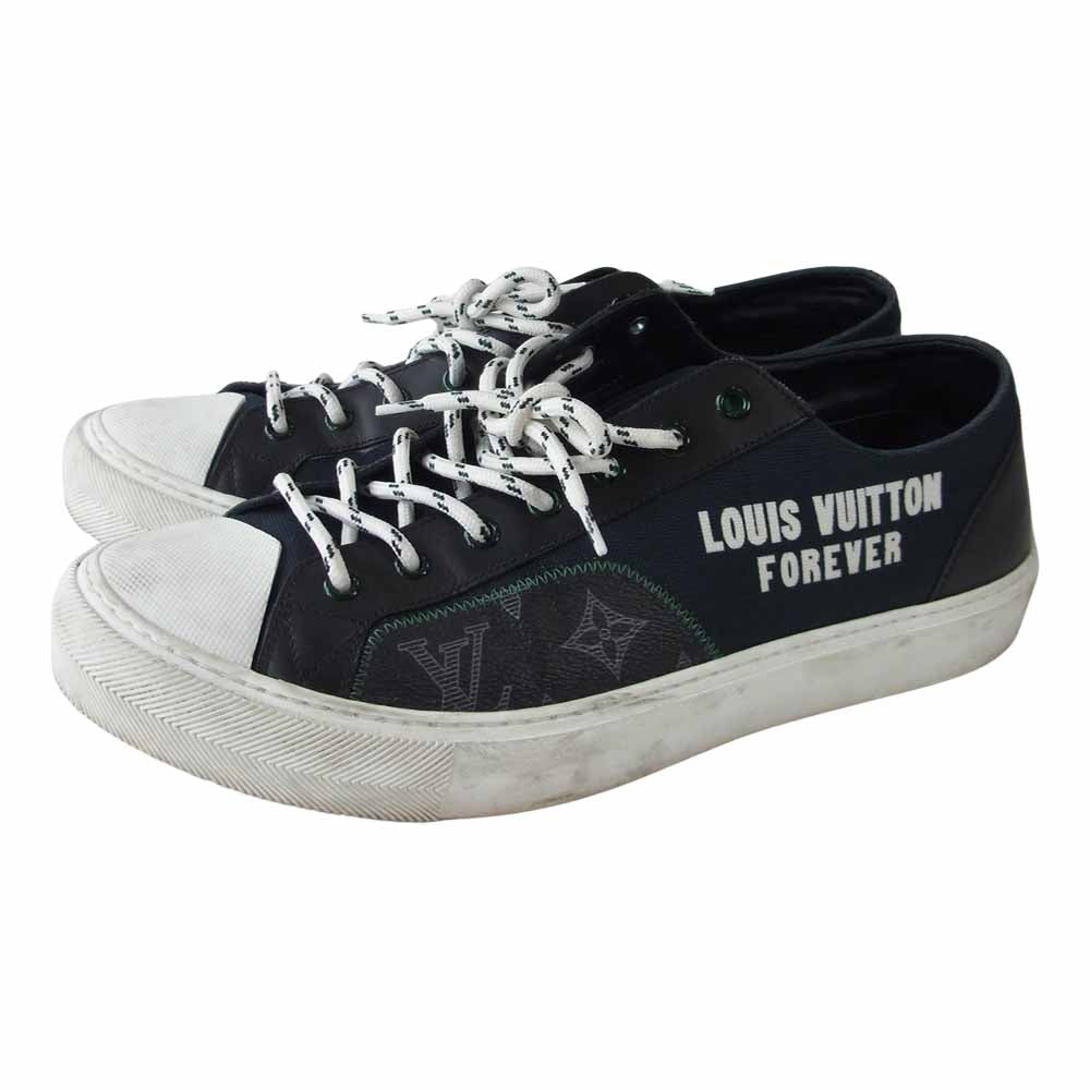 LOUIS VUITTON ルイ・ヴィトン 18AW GO 0148 TATTO FOREVER タトゥー フォーエバー モノグラム スニーカー ブラック系 9.5【中古】