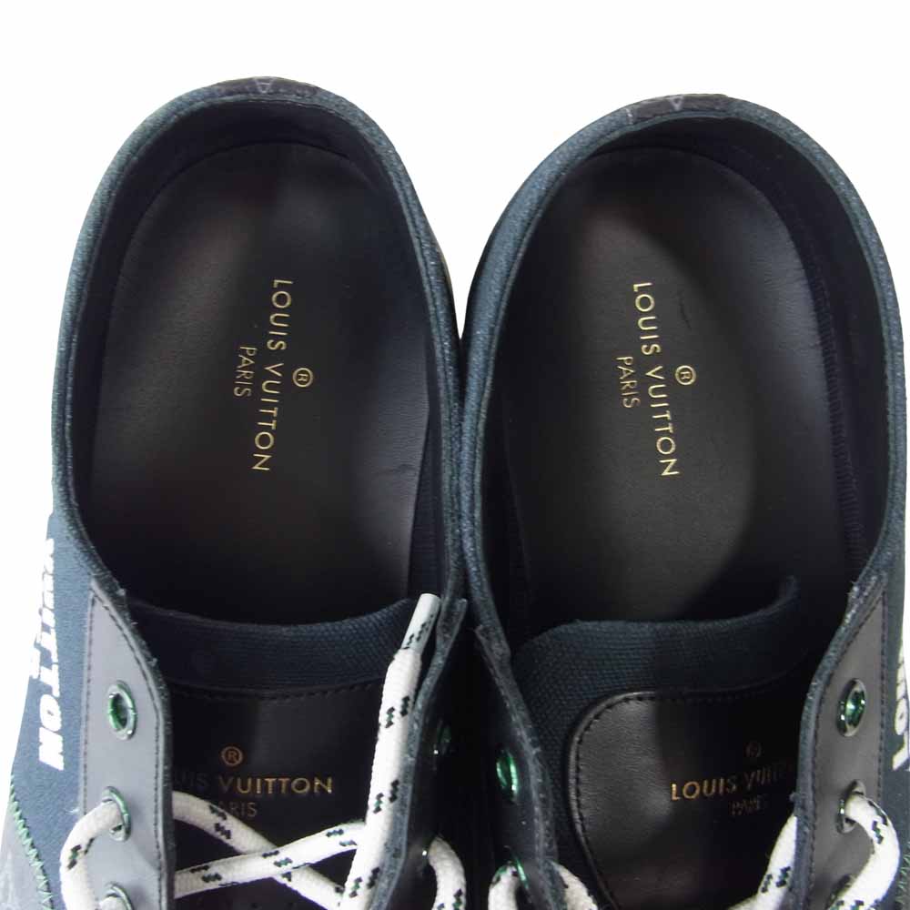LOUIS VUITTON ルイ・ヴィトン 18AW GO 0148 TATTO FOREVER タトゥー フォーエバー モノグラム スニーカー ブラック系 9.5【中古】
