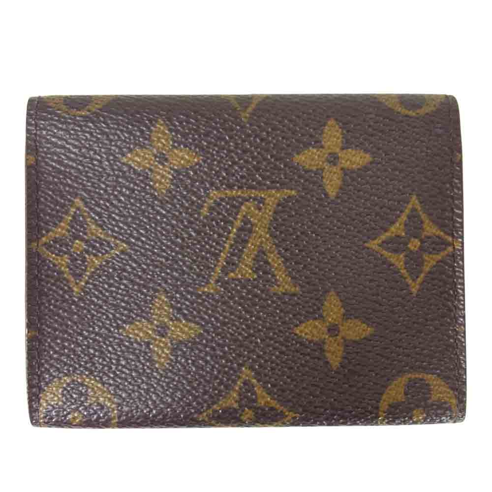 LOUIS VUITTON ルイ・ヴィトン M62920 モノグラム アンヴェロップ カルトドゥヴィジット 名刺入れ カードケース ブラウン系【中古】