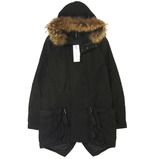 ripvanwinkle リップヴァンウィンクル RBE-001 Stretch Moleskin Over Dye Mods Coat ストレッチ モール スキン オーバー ダイ モッズコート ブラック系 5【美品】【中古】