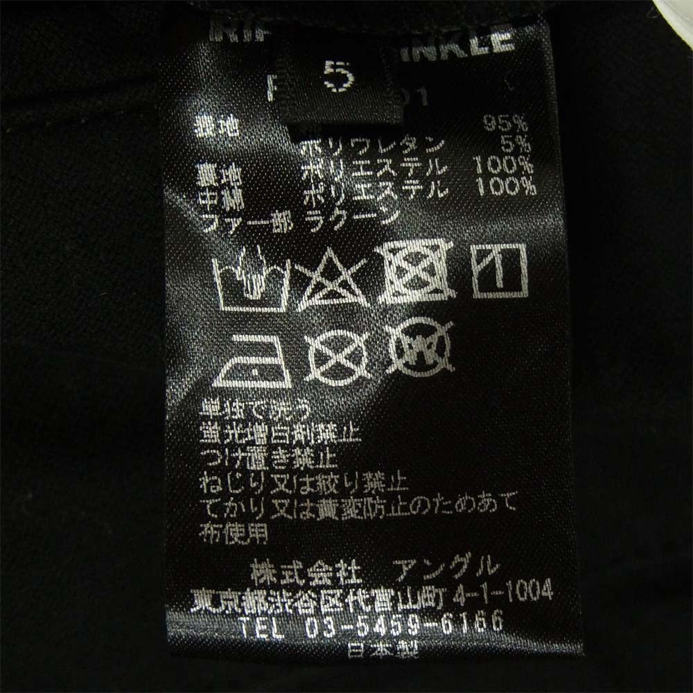 ripvanwinkle リップヴァンウィンクル RBE-001 Stretch Moleskin Over Dye Mods Coat ストレッチ モール スキン オーバー ダイ モッズコート ブラック系 5【美品】【中古】