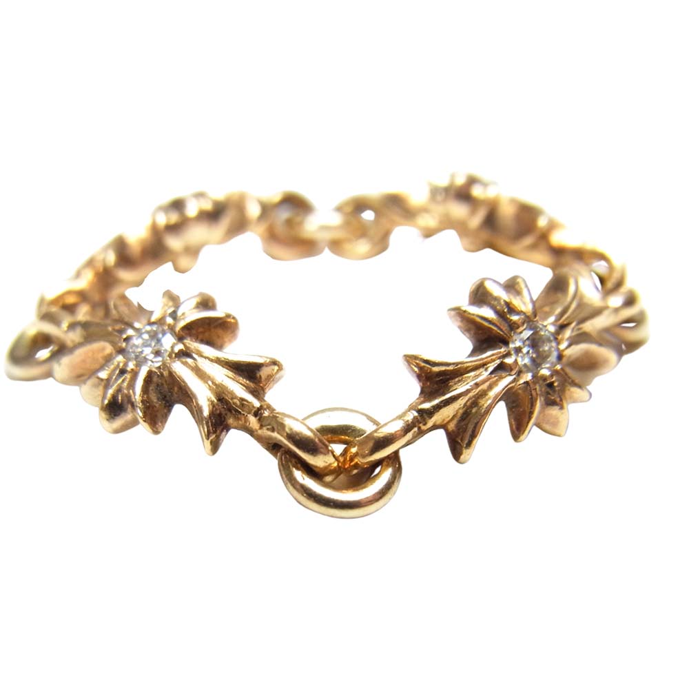 CHROME HEARTS クロムハーツ（原本無） 22K RING TNY E CH PLS タイニーE CHプラス リング ゴールド系 11号程度【中古】