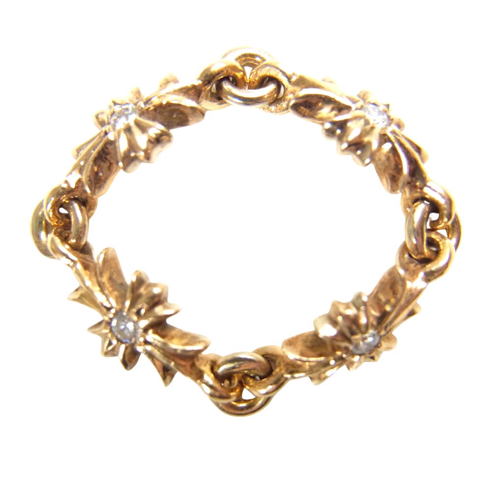 CHROME HEARTS クロムハーツ（原本無） 22K RING TNY E CH PLS タイニーE CHプラス リング ゴールド系 11号程度【中古】