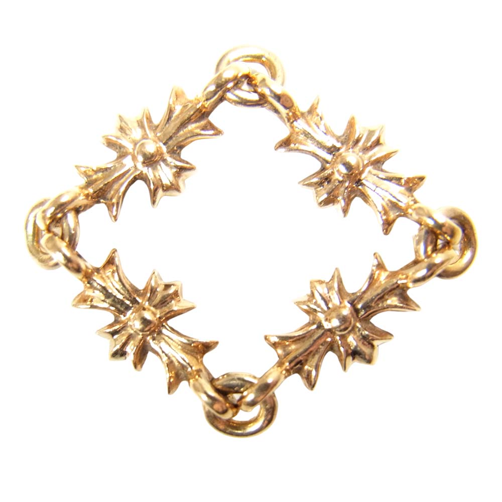 CHROME HEARTS クロムハーツ（原本無） 22K RING TNY E CH PLS タイニーE CHプラス リング ゴールド系 11号程度【中古】