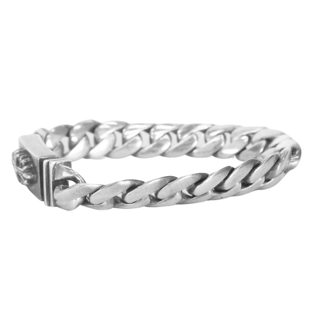 CHROME HEARTS クロムハーツ（原本無） ベイビー ID フローラルクロス ブレス ダイヤ シルバー系【中古】
