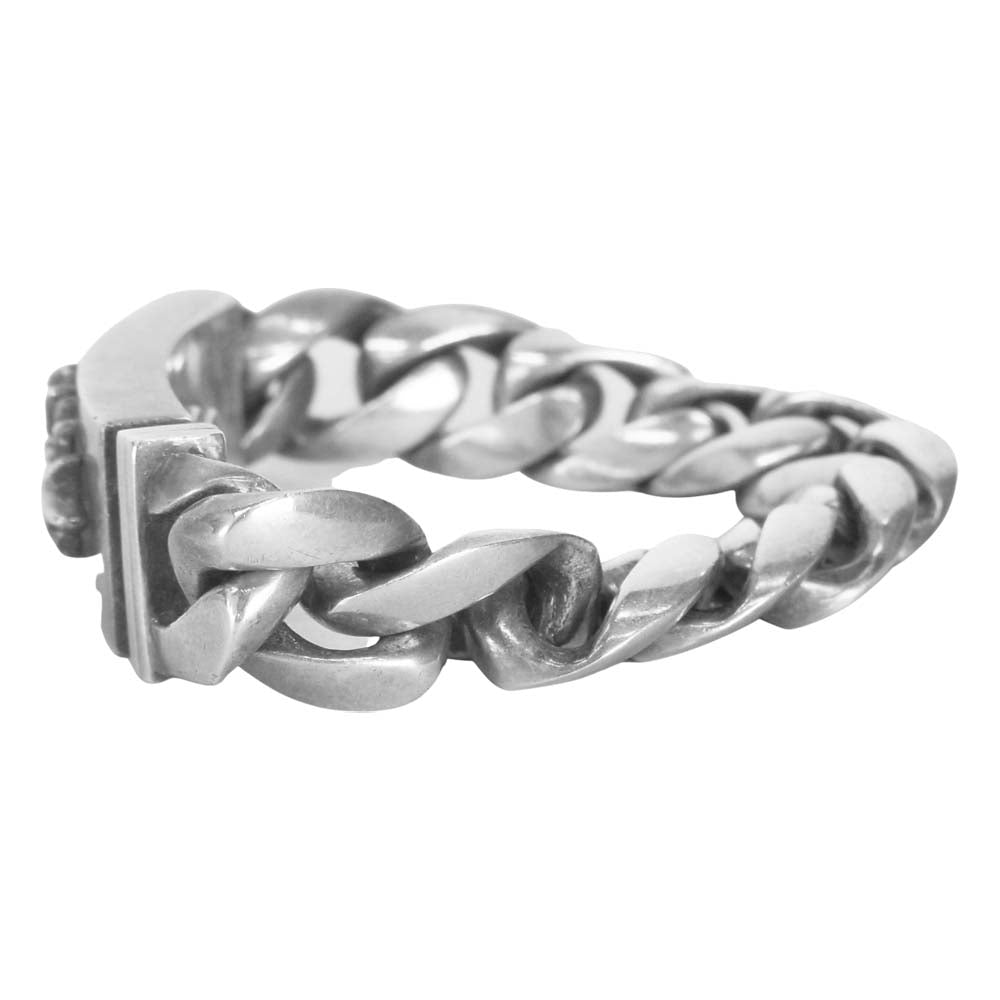 CHROME HEARTS クロムハーツ（原本無） ID FLORAL CRS ID フローラルクロス ID クラシックリンク ブレス 1ダイヤ シルバー系【中古】