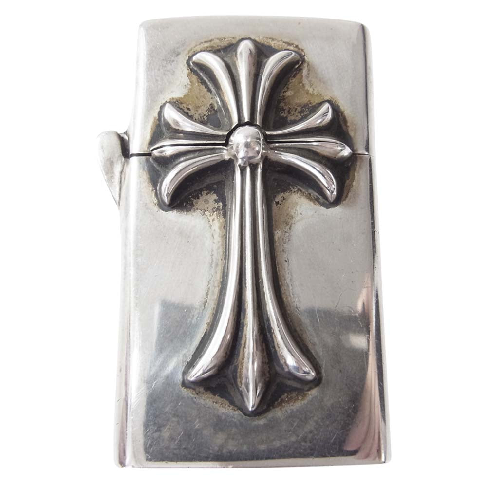 CHROME HEARTS クロムハーツ（原本無） LIGHTERZ V2 スモール CHクロス ナロー ジッポ ライター シルバー系【中古】