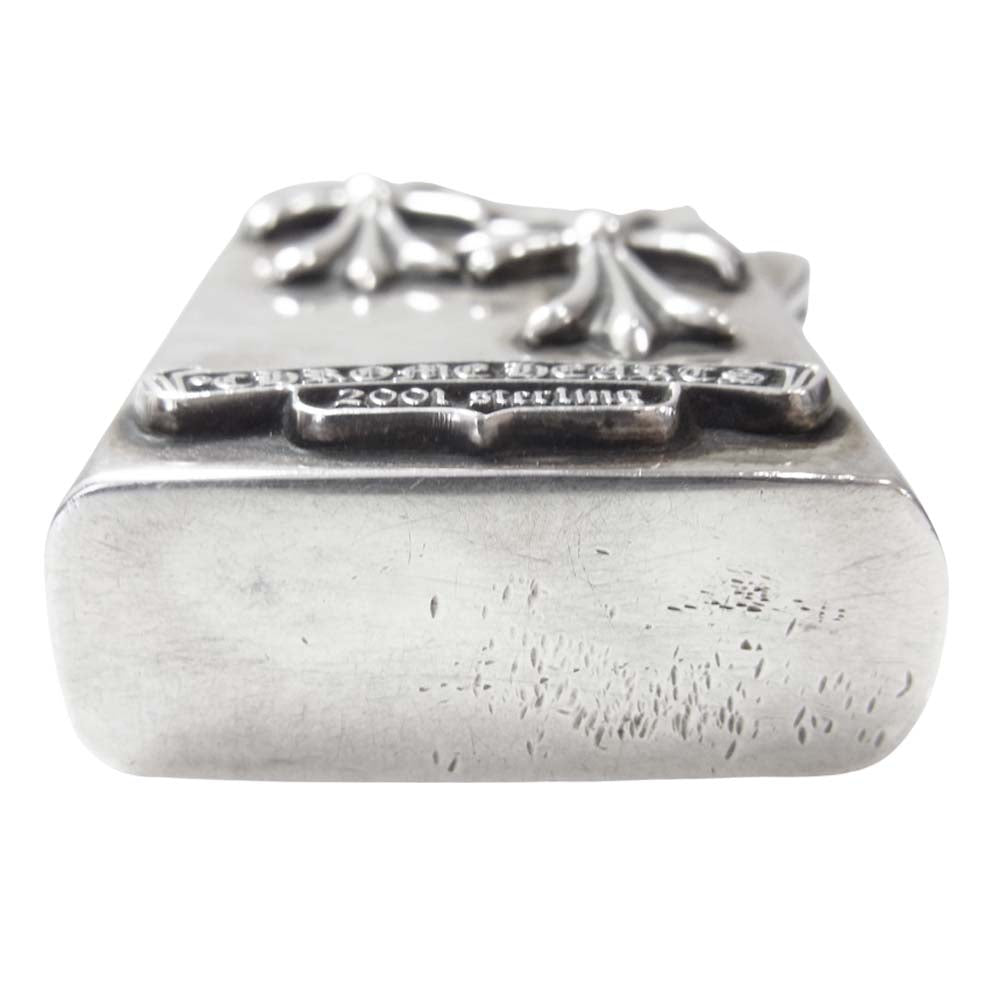 CHROME HEARTS クロムハーツ（原本無） LIGHTERZ V2 スモール CHクロス ナロー ジッポ ライター シルバー系【中古】