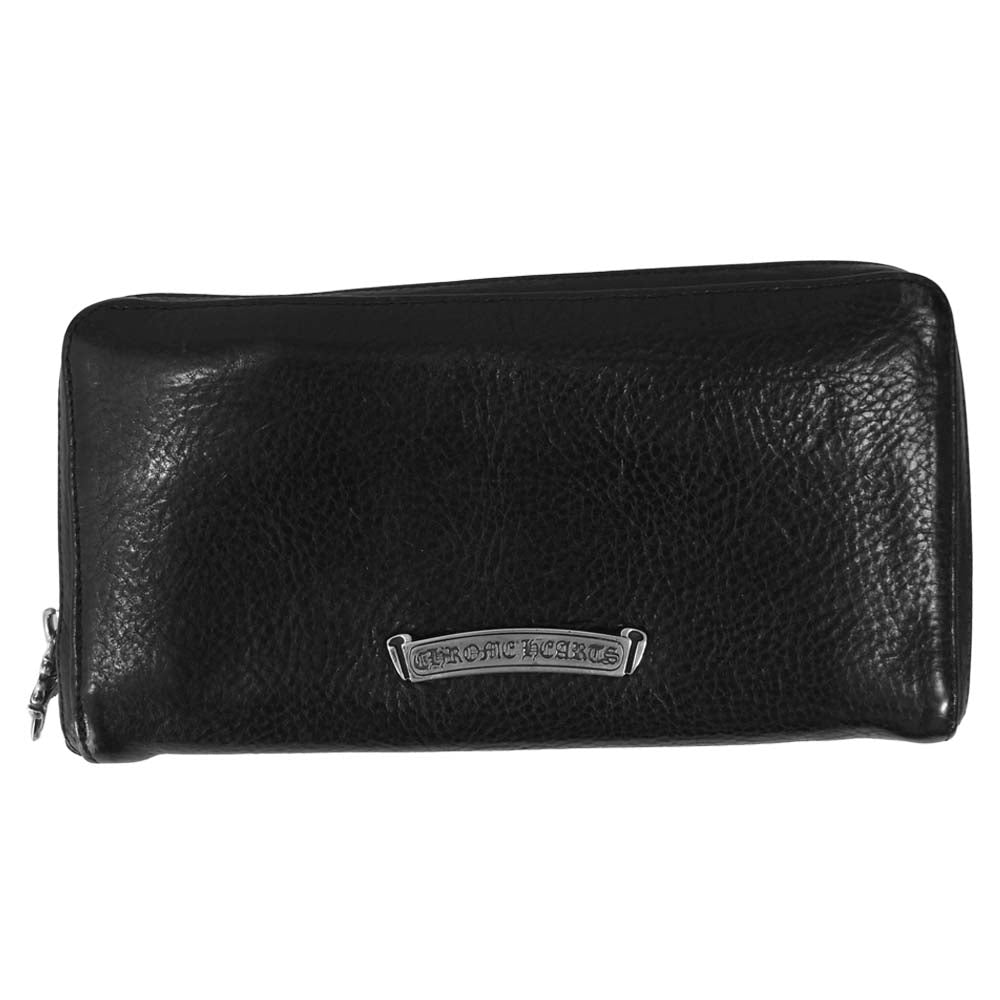 CHROME HEARTS クロムハーツ（原本有） RC F ZP2 W/TRM FILI PLS REC F ZIP フィリグリー ウォレット ブラック系【中古】