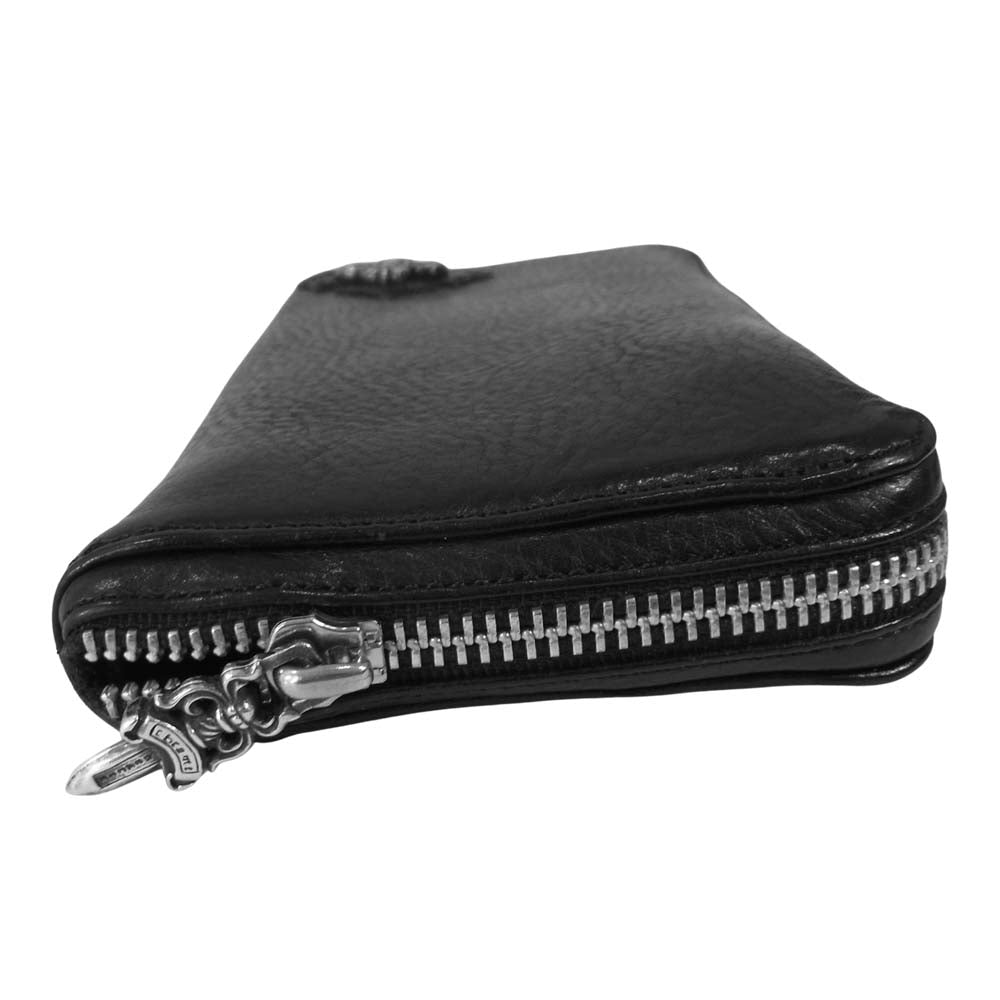 CHROME HEARTS クロムハーツ（原本有） RC F ZP2 W/TRM FILI PLS REC F ZIP フィリグリー ウォレット ブラック系【中古】