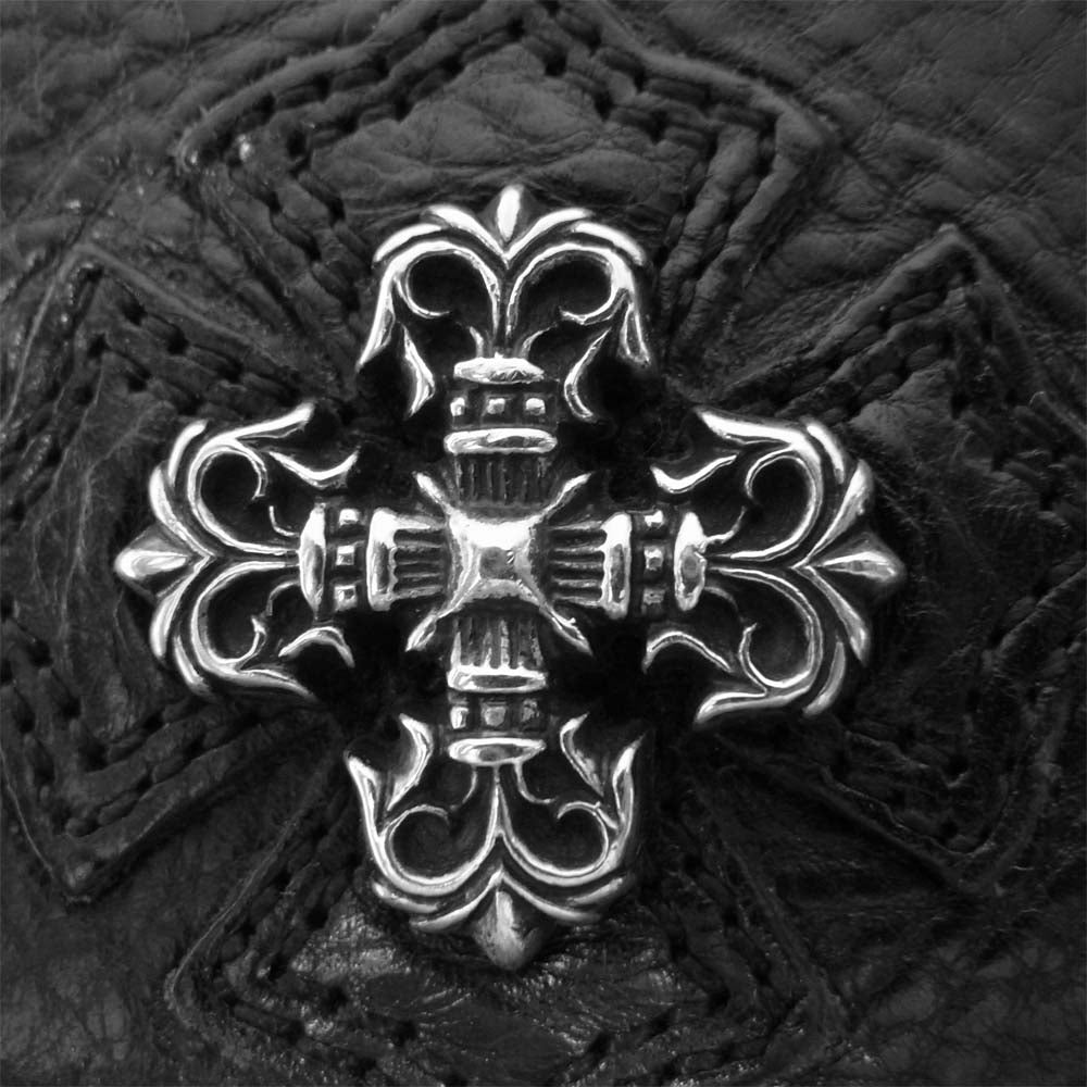 CHROME HEARTS クロムハーツ（原本有） RC F ZP2 W/TRM FILI PLS REC F ZIP フィリグリー ウォレット ブラック系【中古】
