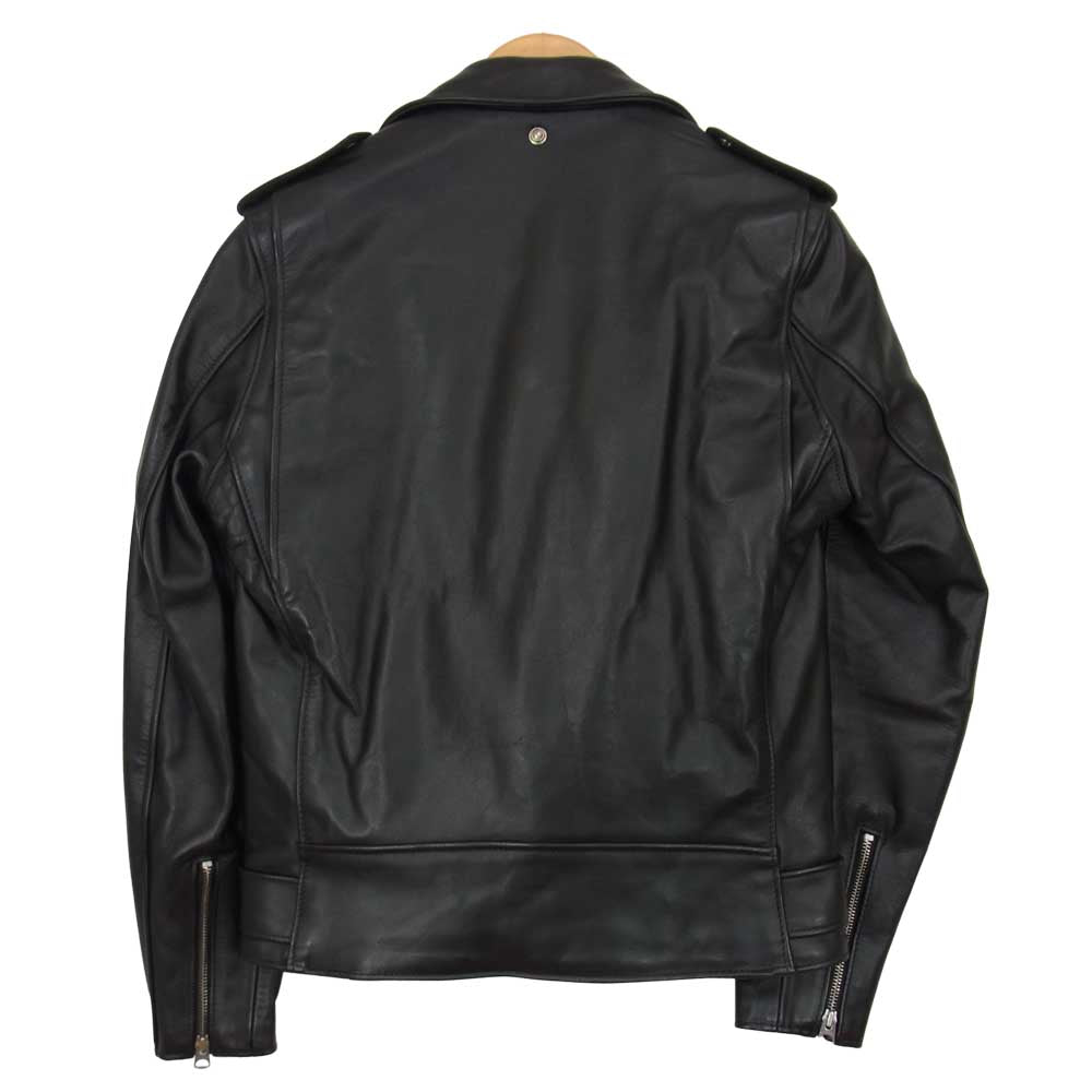 美品 schott 613UST /36/ブラック/7164/LONG/ライダースジャケット