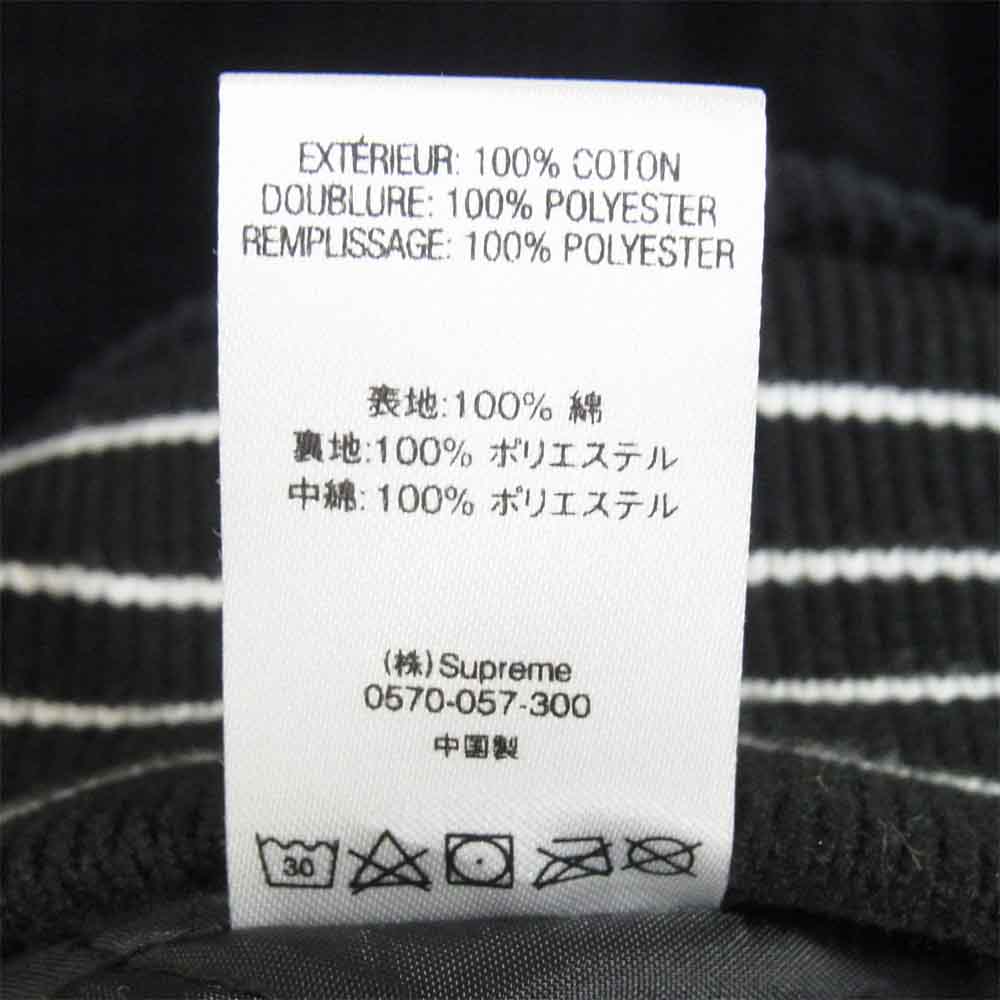 Supreme シュプリーム 18SS Old English Corduroy Varsity Jacket コーデュロイ バーシティ ジャケット ブラック系 M【中古】