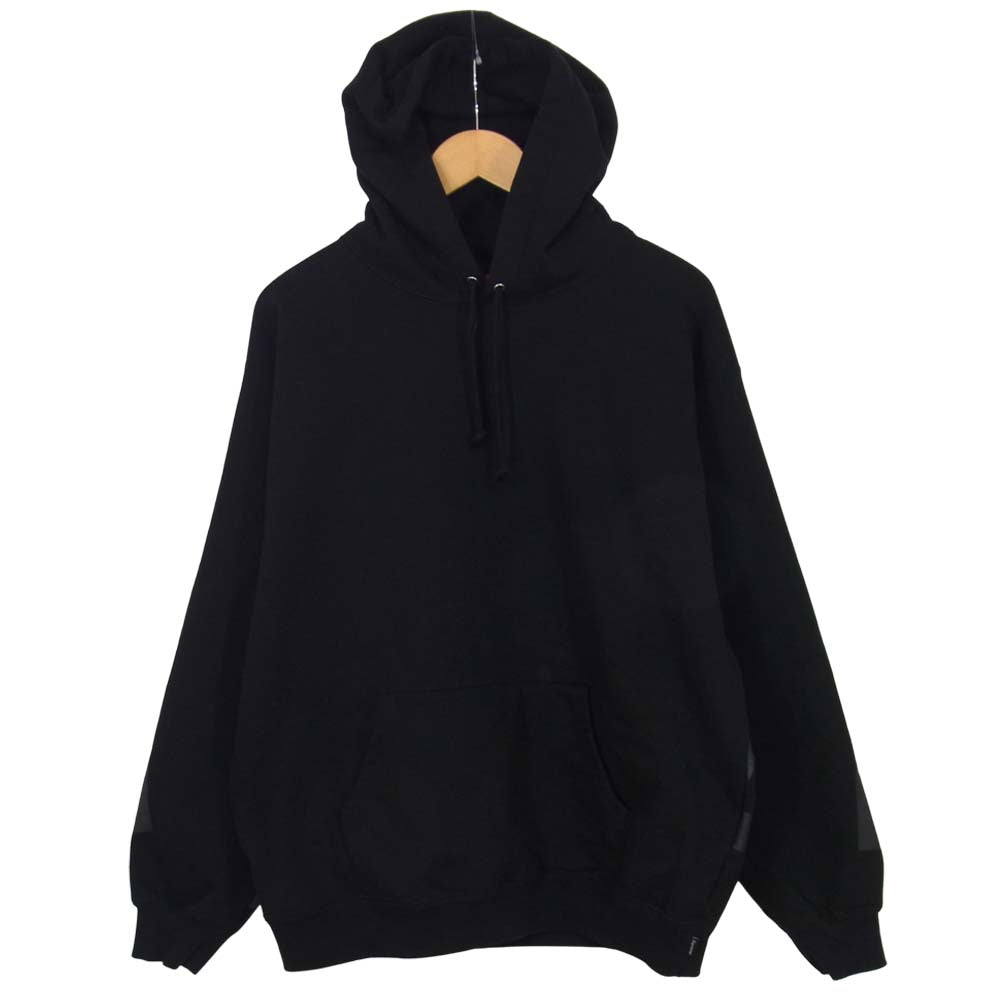 Supreme シュプリーム 21SS Big Logo hooded Sweatshirt ビッグロゴ フーデッド スウェットシャツ プルオーバー パーカー ブラック系 M【美品】【中古】