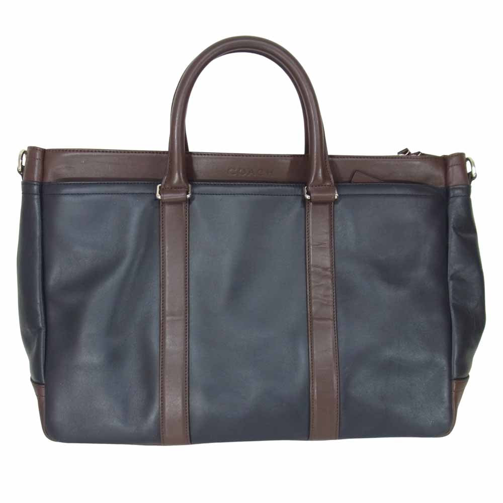COACH コーチ F70916 レキシントン 2WAY ビジネス ショルダー ブリーフ ブラック系【中古】