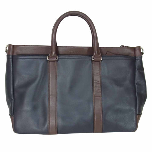 COACH コーチ F70916 レキシントン 2WAY ビジネス ショルダー ブリーフ ブラック系【中古】