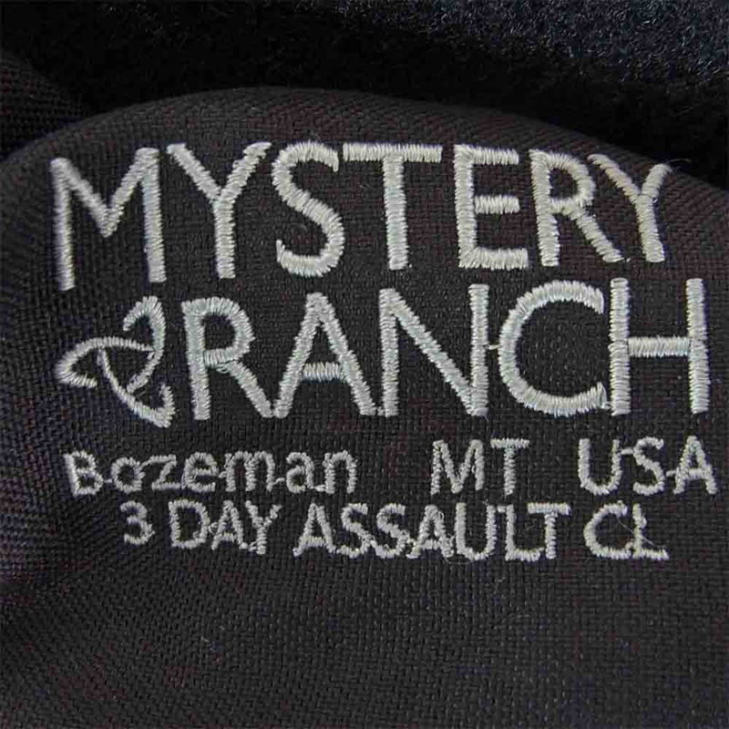 MYSTERY RANCH ミステリーランチ 3 Day Assault CL スリーデイアサルト クラシック バックパック リュック ブラック系【新古品】【未使用】【中古】