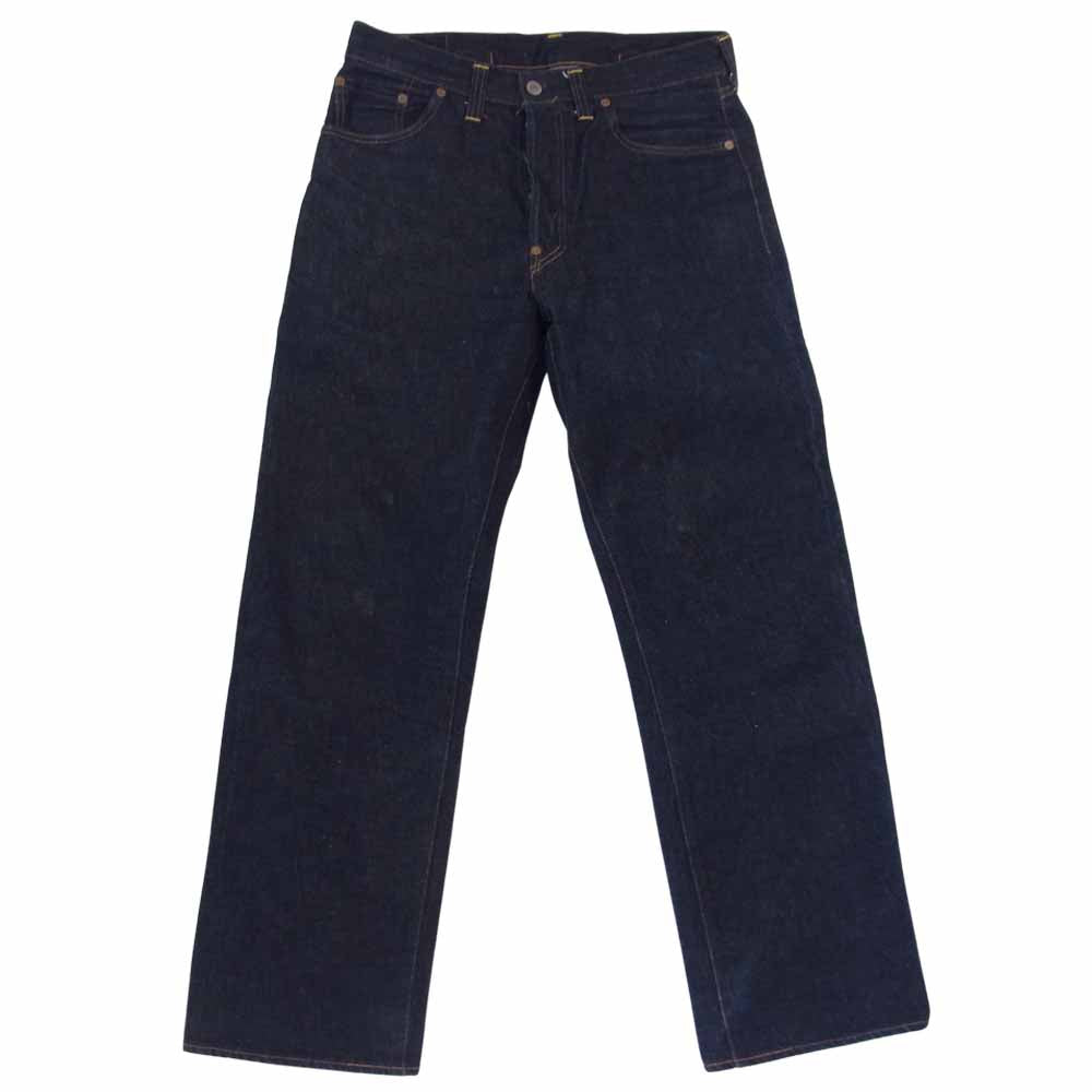 Levi's リーバイス 201-0003 バレンシア製 201XX 革パッチ 刻印555 デニム パンツ インディゴブルー系 34【美品】【中古】