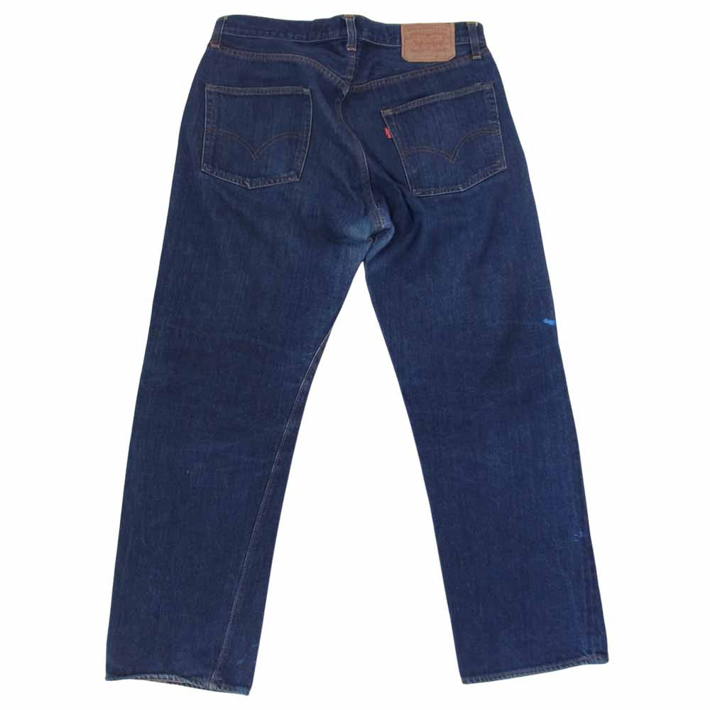 Levi's リーバイス ヴィンテージ オリジナル 501 66後期 ボタン裏6 スモールe 耳付き デニム パンツ インディゴブルー系 36【中古】