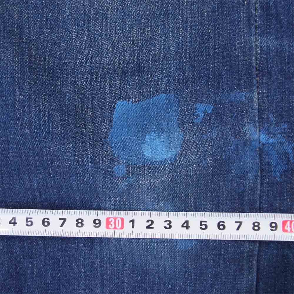 Levi's リーバイス ヴィンテージ オリジナル 501 66後期 ボタン裏6 スモールe 耳付き デニム パンツ インディゴブルー系 36【中古】