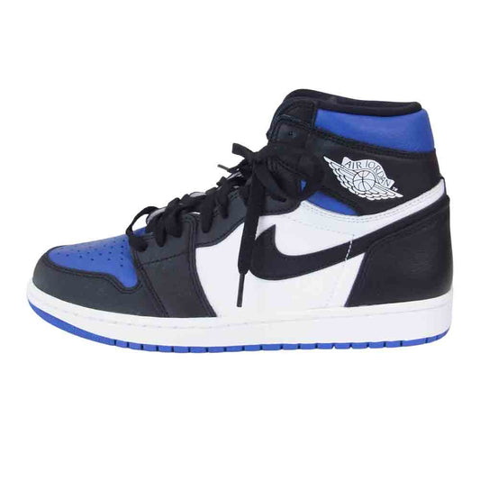 NIKE AIR JORDAN ナイキ ジョーダン 555088-041 1 RETRO HIGH OG ROYAL TOE GAME ROYAL 2020 レトロ ハイ ロイヤルトゥ ゲームロイヤル スニーカー マルチカラー系 28.5【美品】【中古】