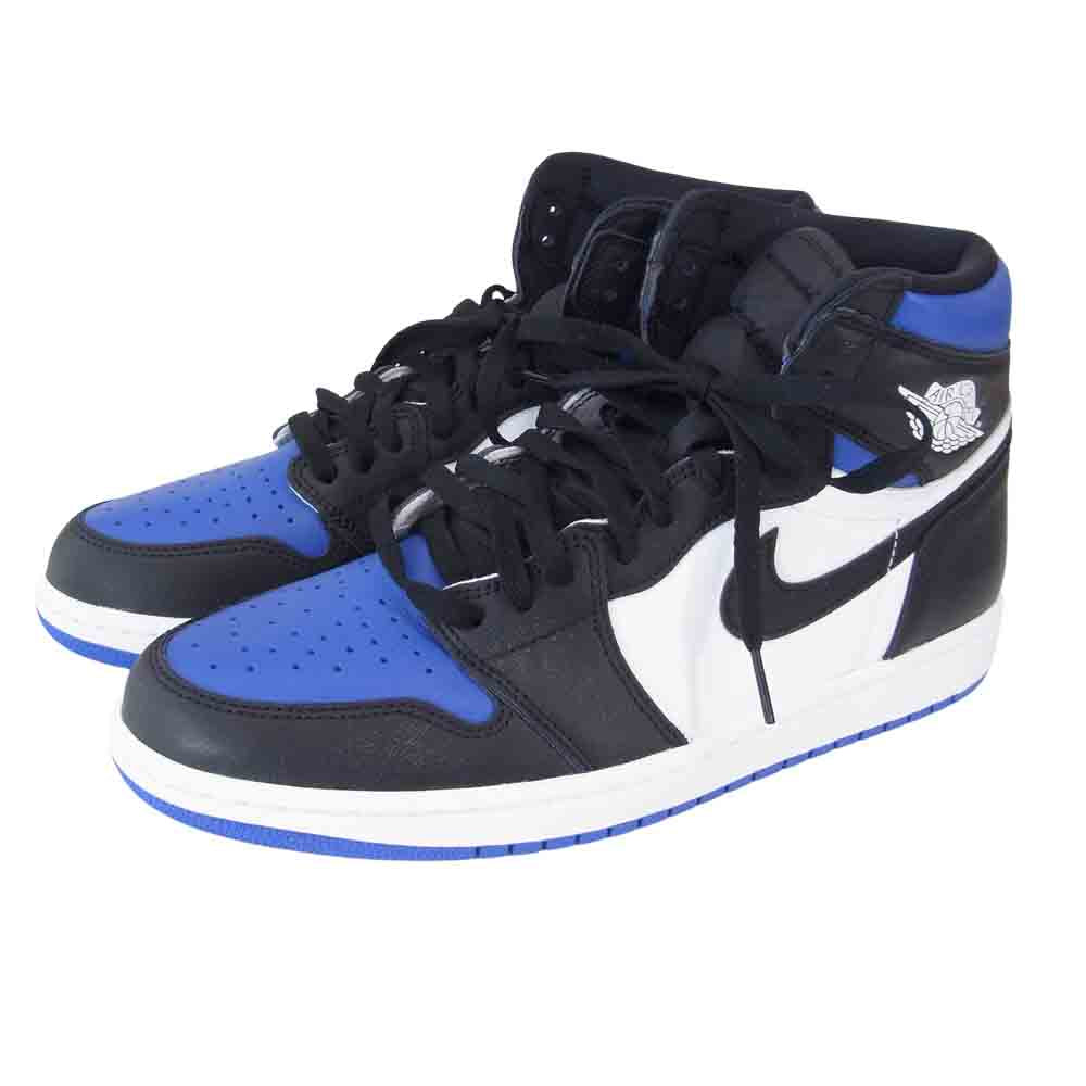 NIKE AIR JORDAN ナイキ ジョーダン 555088-041 1 RETRO HIGH OG ROYAL TOE GAME ROYAL 2020 レトロ ハイ ロイヤルトゥ ゲームロイヤル スニーカー マルチカラー系 28.5【美品】【中古】
