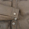 CHROME HEARTS クロムハーツ（原本無） レザー ムートン ジャケット ダークブラウン系 M【中古】