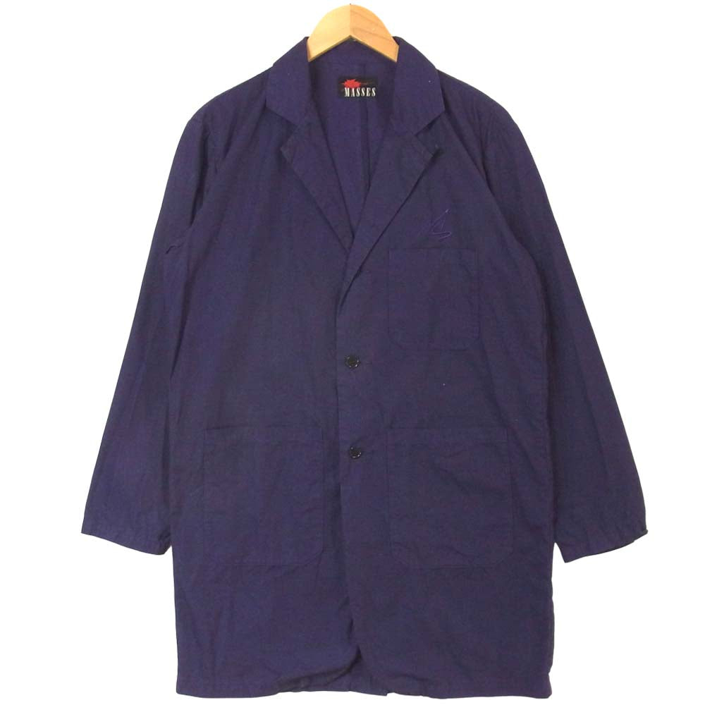 マシス FACTORY JKT COAT ファクトリー ジャケット コート コットン 日本製 パープル系 S【中古】