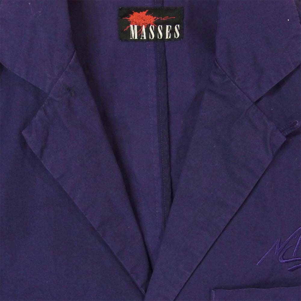 マシス FACTORY JKT COAT ファクトリー ジャケット コート コットン 日本製 パープル系 S【中古】