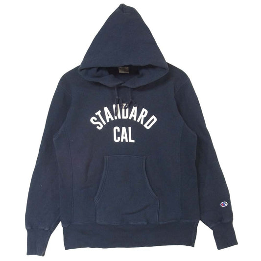 STANDARD CALIFORNIA スタンダードカリフォルニア Champion チャンピオン 青単タグ リバースウィーブ パーカー ネイビー系 M【中古】