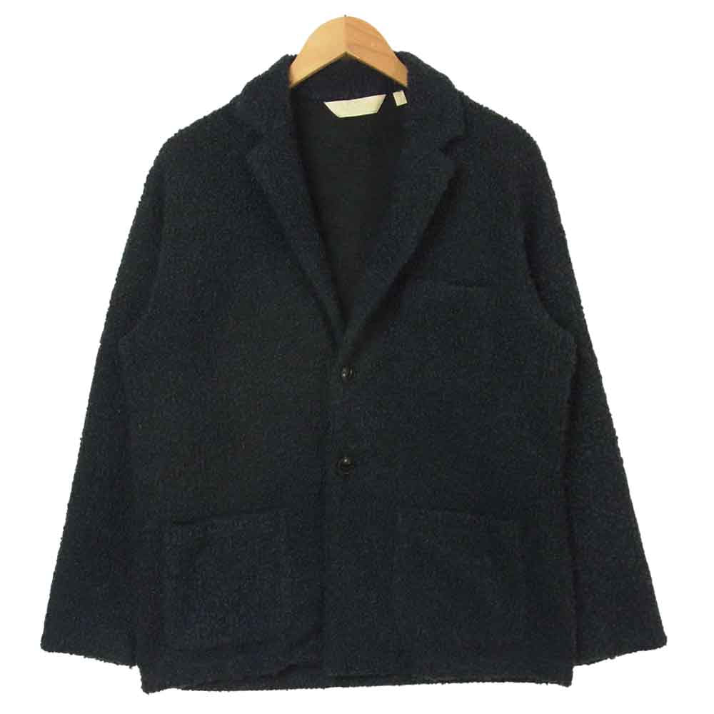 The Stylist Japan ザスタイリストジャパン BOUQUET KNIT JKT ブークレ ニット ジャケット ダークネイビー系 M【中古】