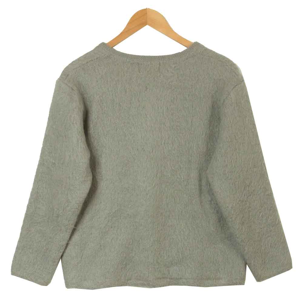 TENDERLOIN テンダーロイン T-MOHAIR CARDIGAN モヘア ウール カーディガン 日本製 グレー系 S【中古】