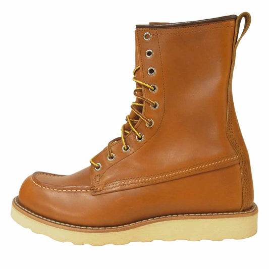 RED WING レッドウィング 9877 IRISH SETTER 8 MOC ゴールドラセット セコイア 8インチ モックトゥ ブーツ ブラウン系 27cm【新古品】【未使用】【中古】