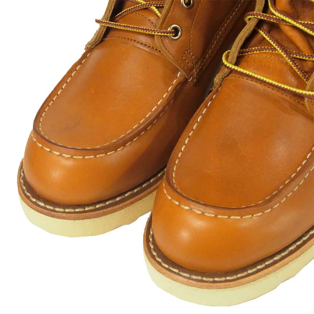 RED WING レッドウィング 9877 IRISH SETTER 8 MOC ゴールドラセット セコイア 8インチ モックトゥ ブーツ ブラウン系 27cm【新古品】【未使用】【中古】