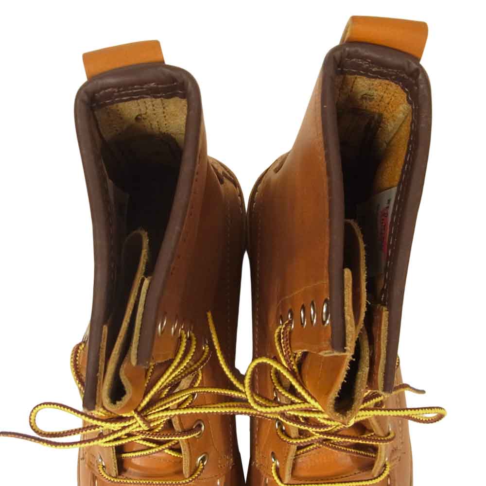 RED WING レッドウィング 9877 IRISH SETTER 8 MOC ゴールドラセット セコイア 8インチ モックトゥ ブーツ ブラウン系 27cm【新古品】【未使用】【中古】