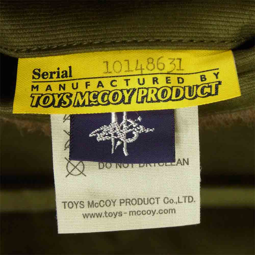 TOY'S McCOY トイズマッコイ B-10 ROUGH WEAR CLOTHING SCREAMIN DEMONS マリリンモンロー プリント フライトジャケット カーキ系 42【美品】【中古】