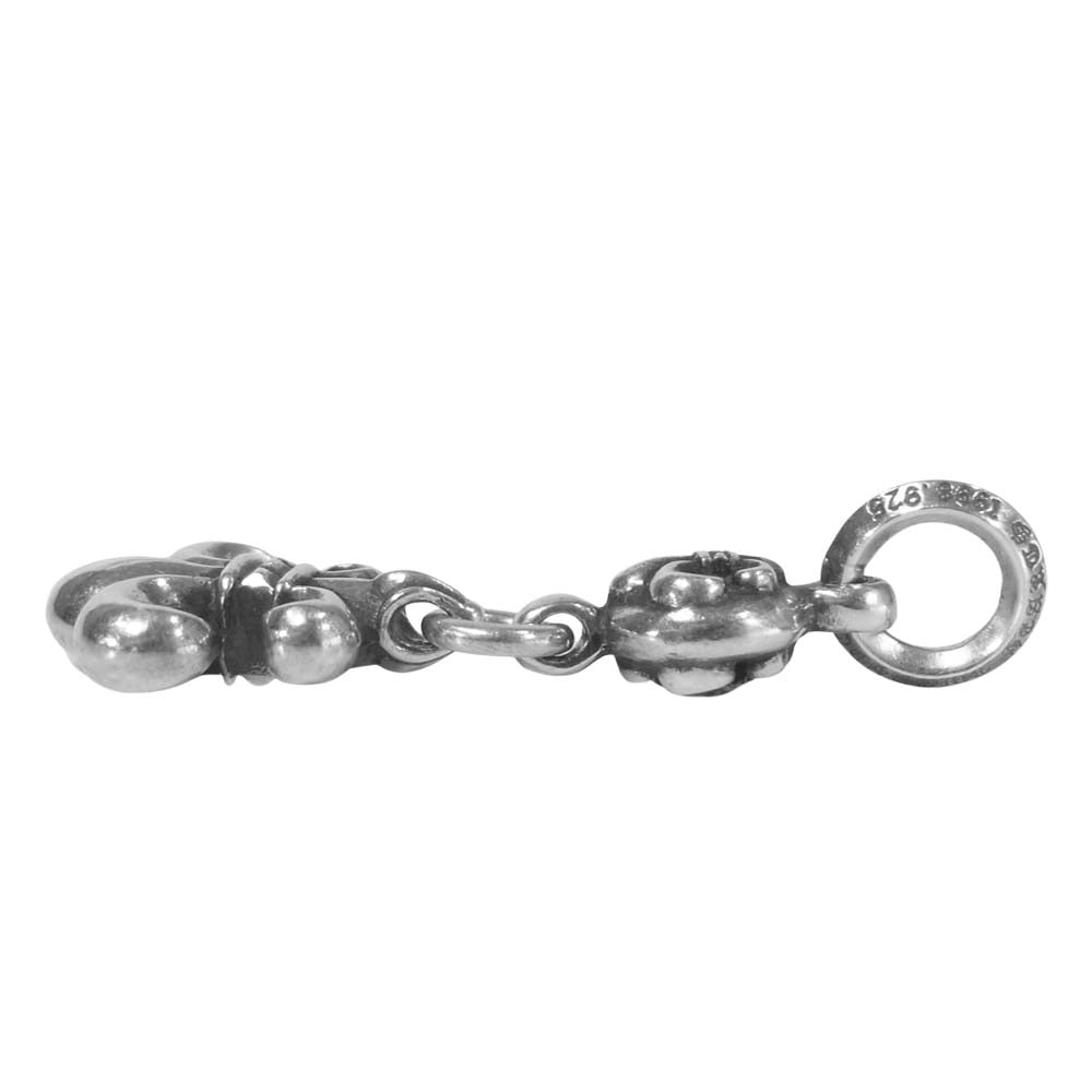 CHROME HEARTS クロムハーツ（原本有） 1B BS FLEUR ワンボール フレア ペンダント トップ 925 シルバー系【中古】