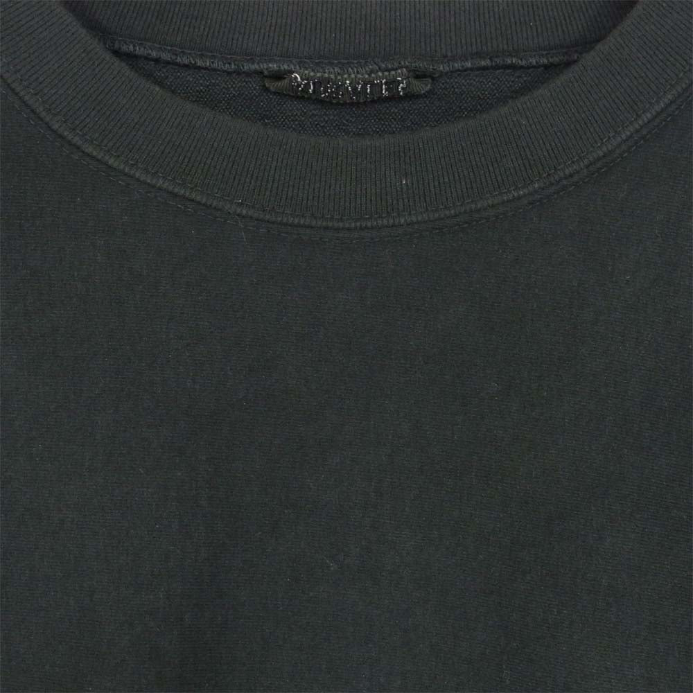 AURALEE オーラリー A9AP02SM SUPER MILLED SWEAT P/O  スーパー ミルド スウェット ブラック系 4【中古】