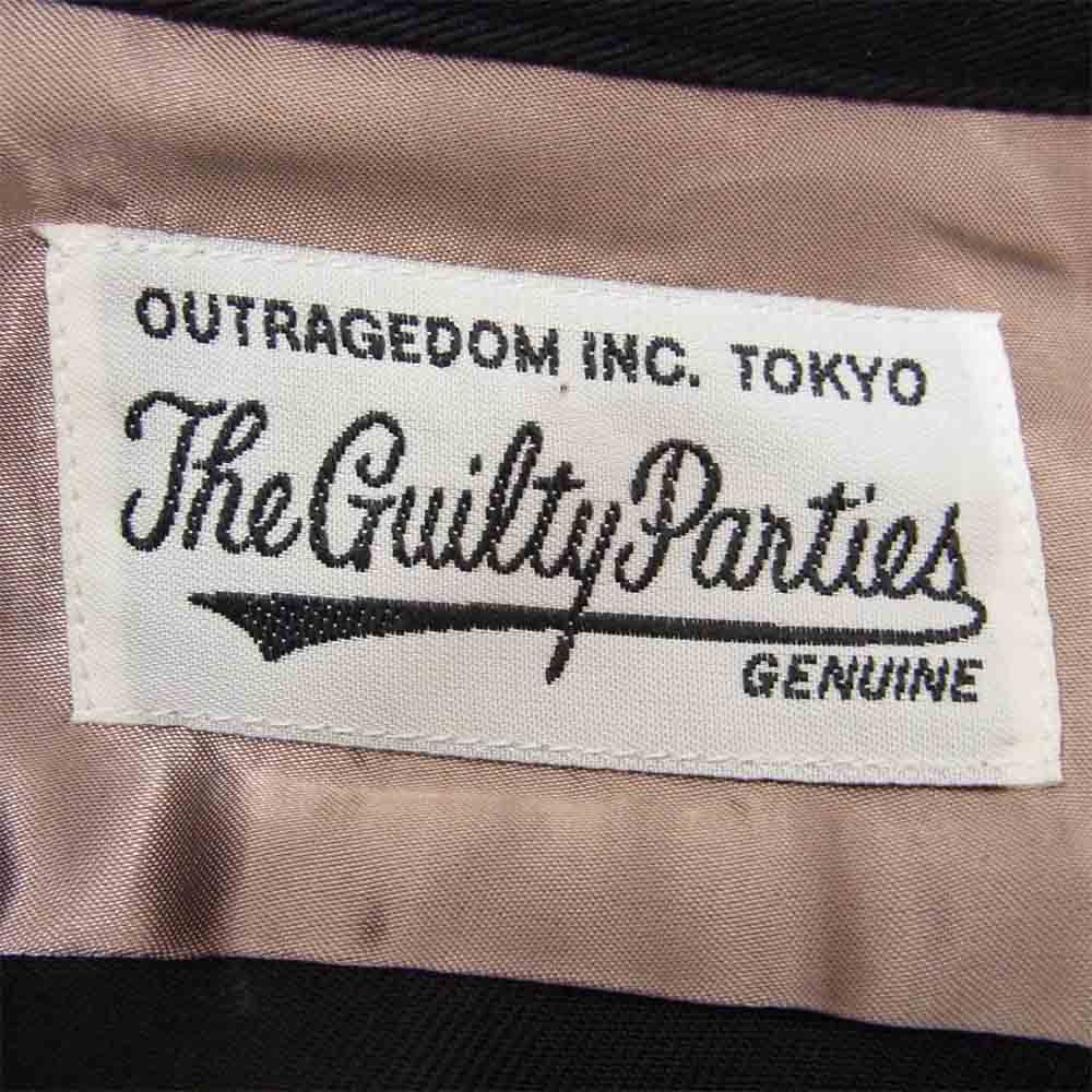 WACKO MARIA ワコマリア WESTERN SHIRTS スネーク刺繍 ウェスタンシャツ ブラック系 L【美品】【中古】