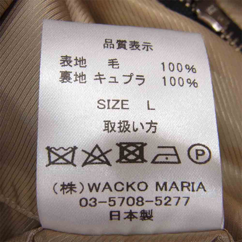 WACKO MARIA ワコマリア WESTERN JACKET ウエスタン ジャケット ブラック系 L【美品】【中古】