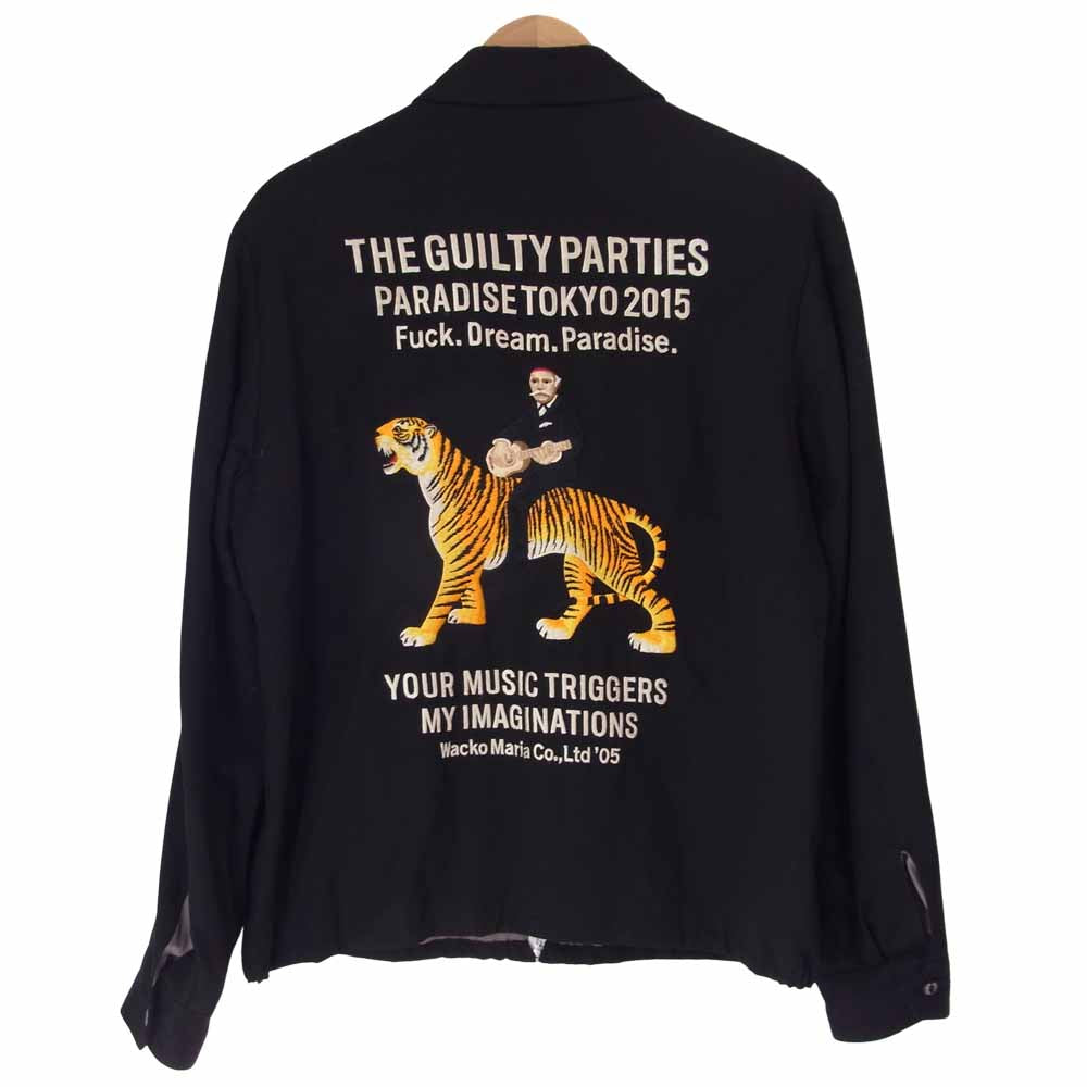 WACKO MARIA ワコマリア 16SS 16SS VIETNAM JACKET ベトナム ジャケット ベトジャン スーベニア ブラック系 L【美品】【中古】