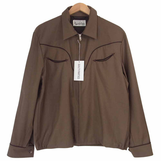 WACKO MARIA ワコマリア WESTERN JACKET ウエスタン ジャケット ブラウン系 L【美品】【中古】