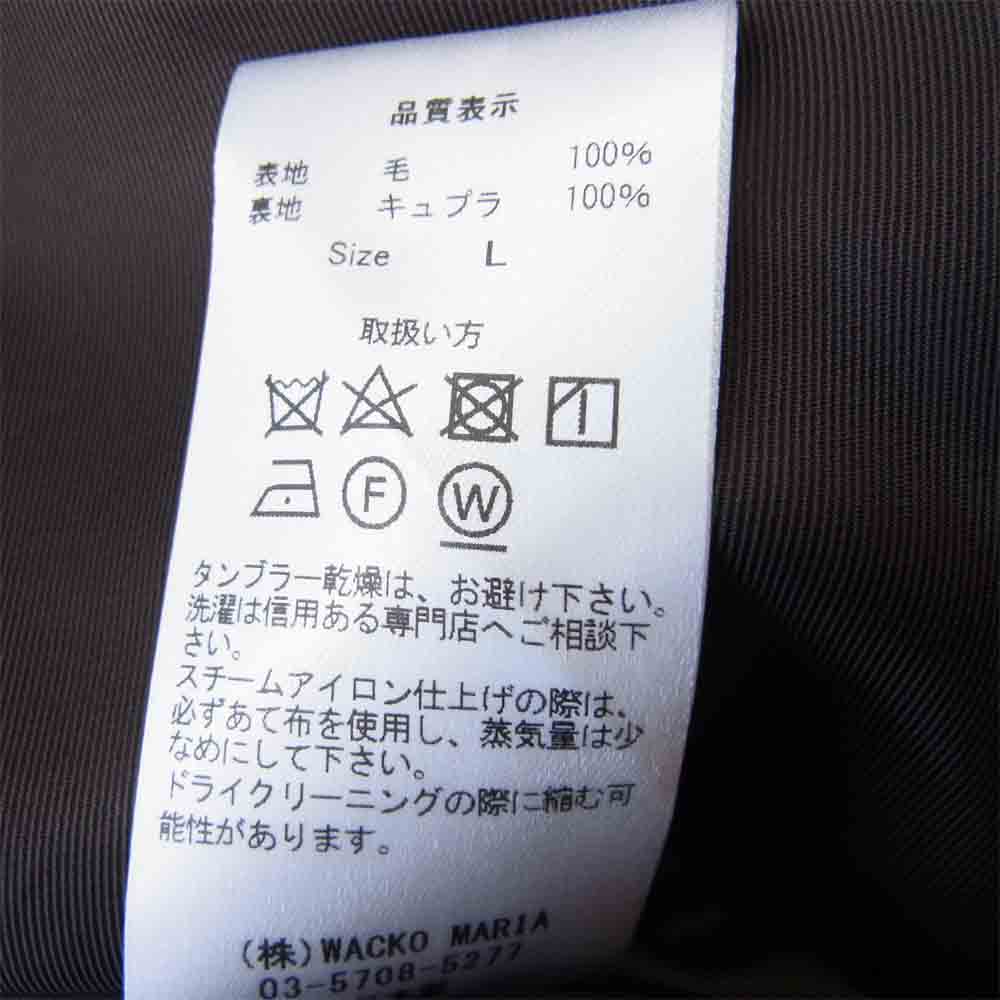 WACKO MARIA ワコマリア WESTERN JACKET ウエスタン ジャケット ブラウン系 L【美品】【中古】