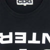 COMME des GARCONS コムデギャルソン SZ-T017 CDG stussy INTERNATIONAL TEE ロゴ プリント Tシャツ ブラック系 XXL【中古】