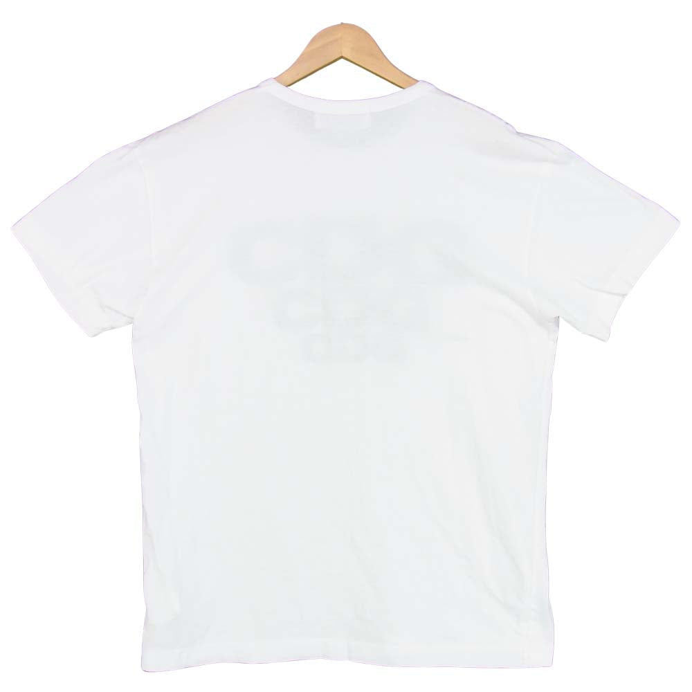 COMME des GARCONS コムデギャルソン SZ-T022 CDG 反転 ロゴ プリント Tシャツ 日本製 ホワイト系 XXL【中古】