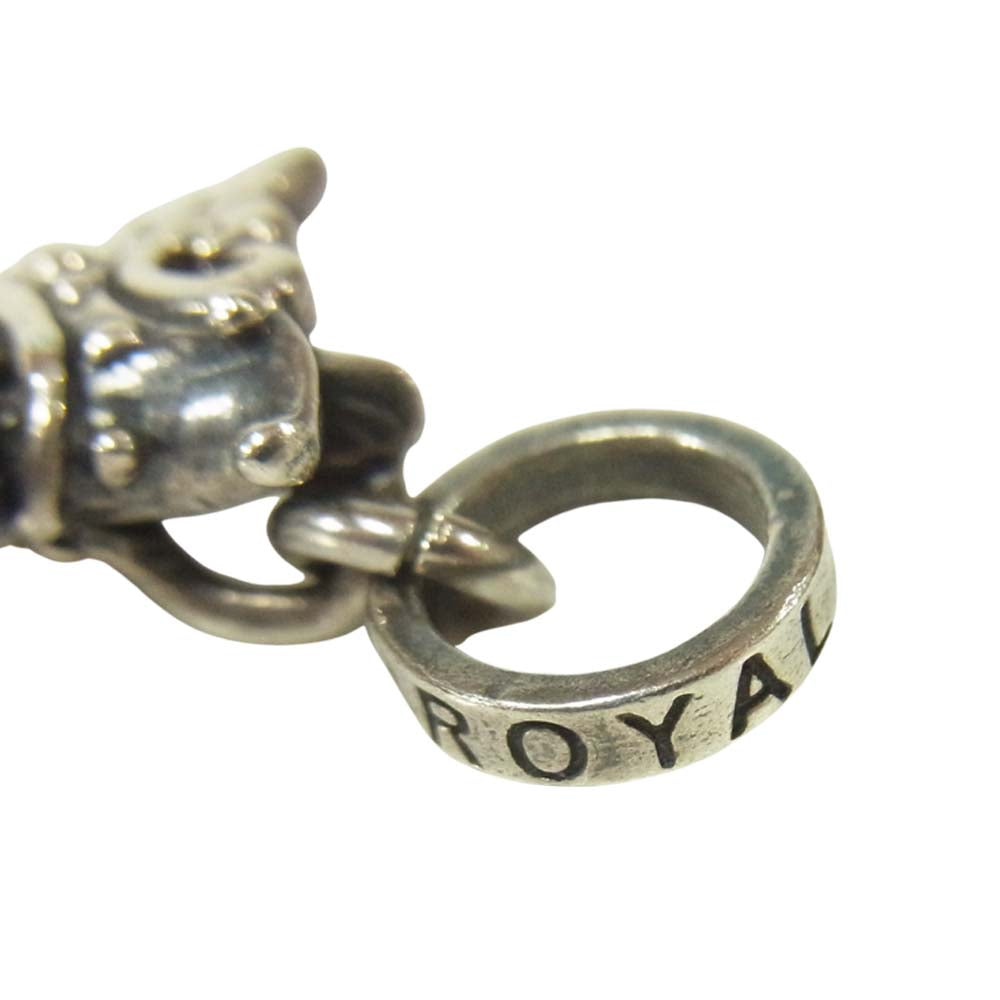 ROYAL ORDER ロイヤルオーダー Small Star frame w/ Crown スター フレーム ペンダント トップ シルバー925 シルバー系【中古】