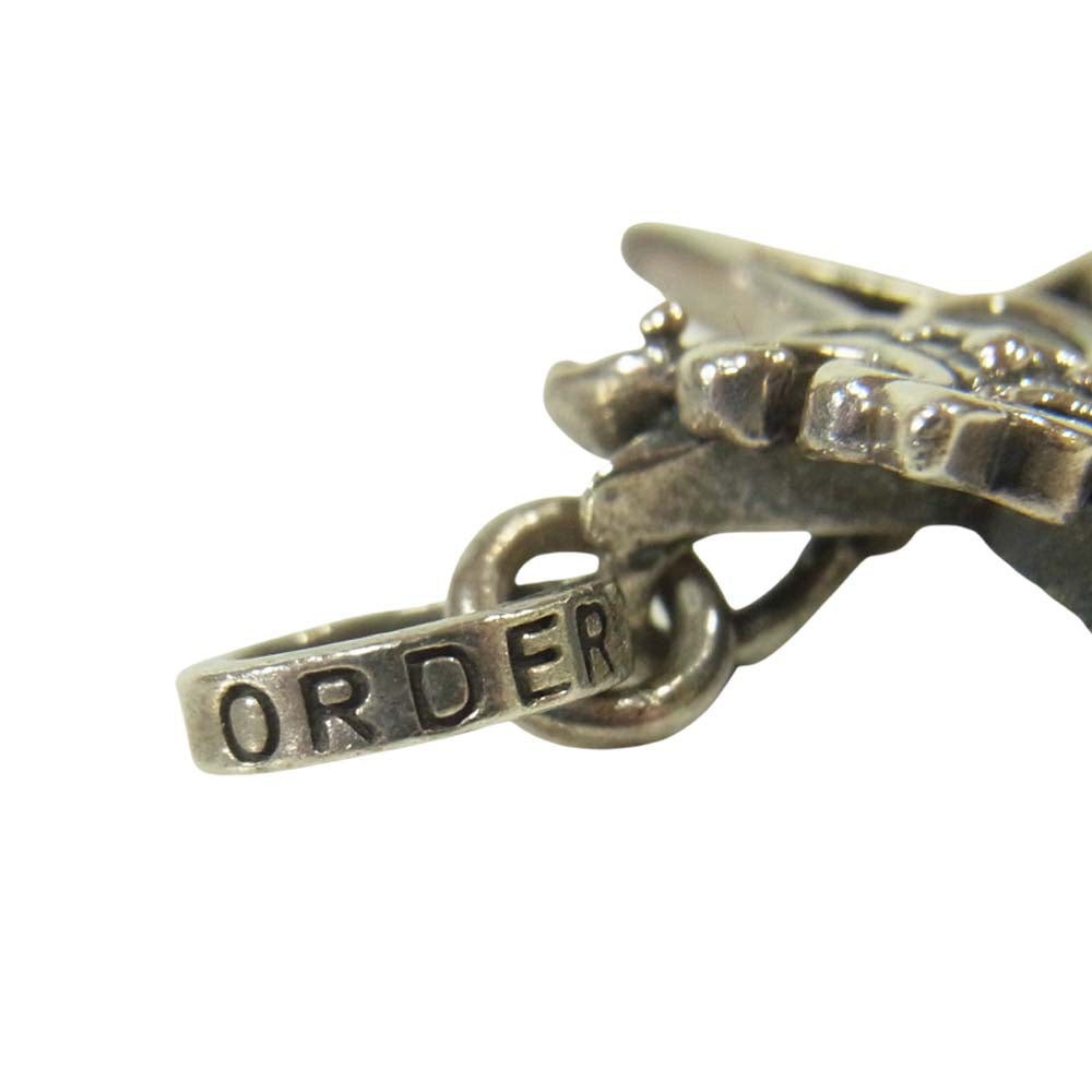 ROYAL ORDER ロイヤルオーダー Small Star frame w/ Crown スター フレーム ペンダント トップ シルバー925 シルバー系【中古】